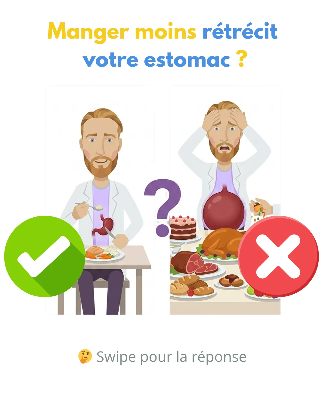 Manger moins rétrécit votre estomac ?
