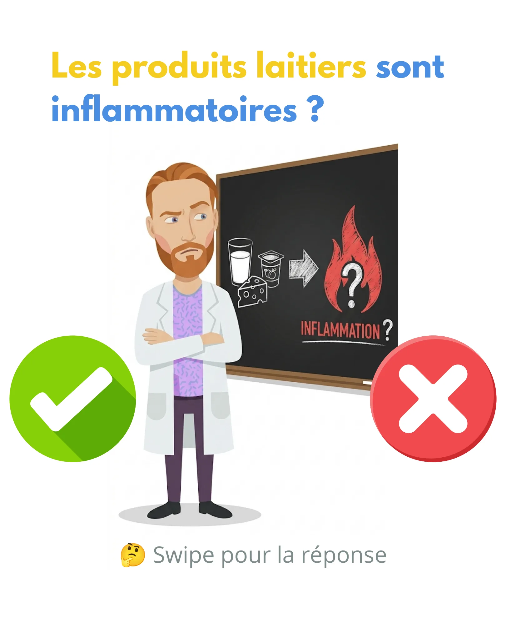 Les produits laitiers sont inflammatoires ?
