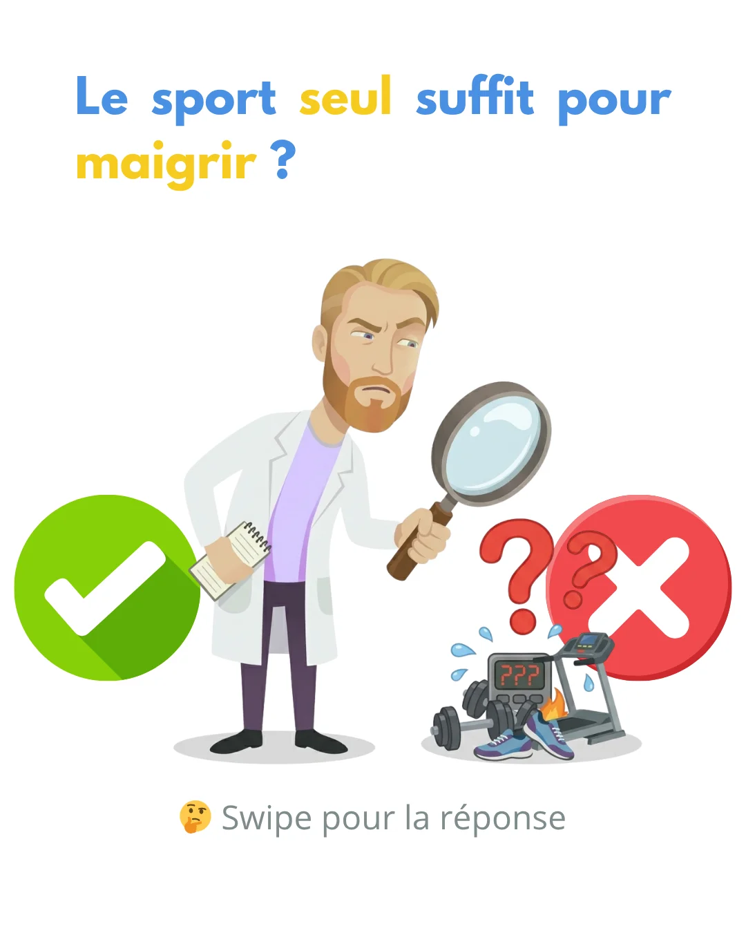 Le sport seul suffit pour maigrir ?